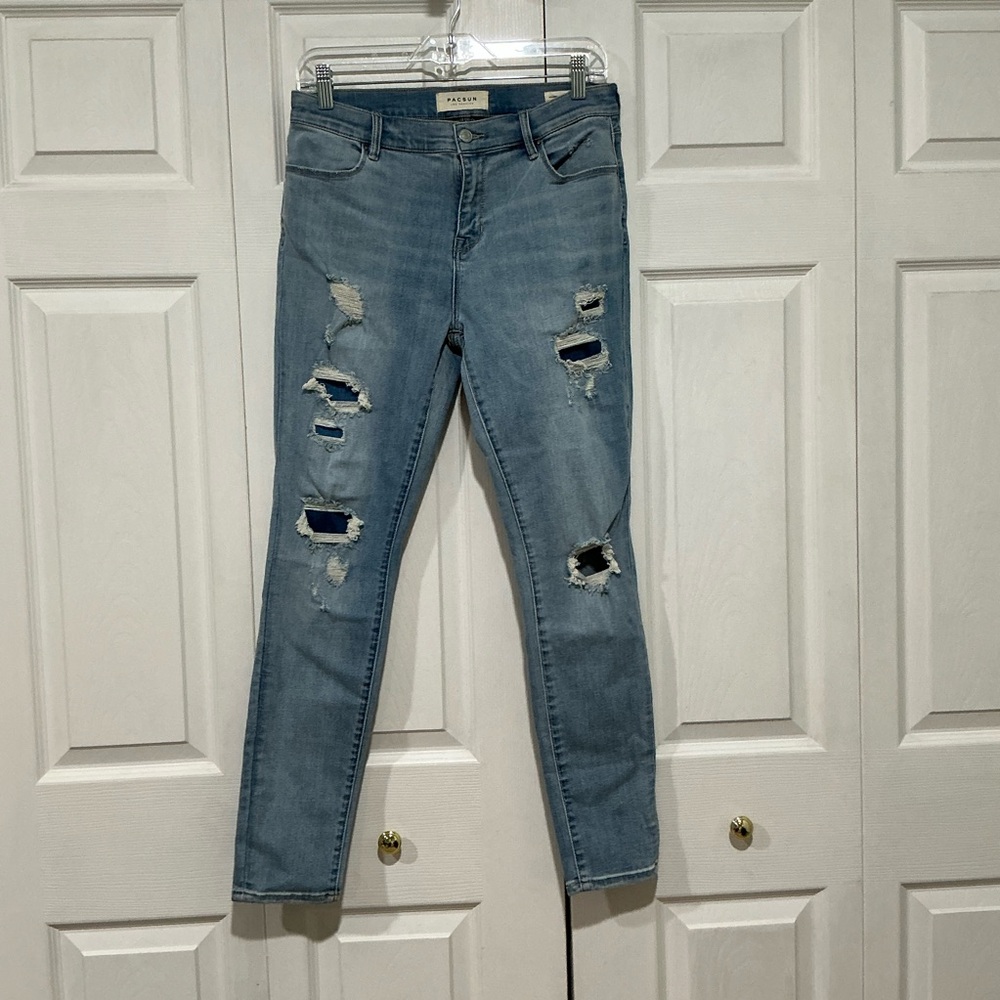 🤎 Pacsun Jegging Distressed Denim Jeans - 6 /28